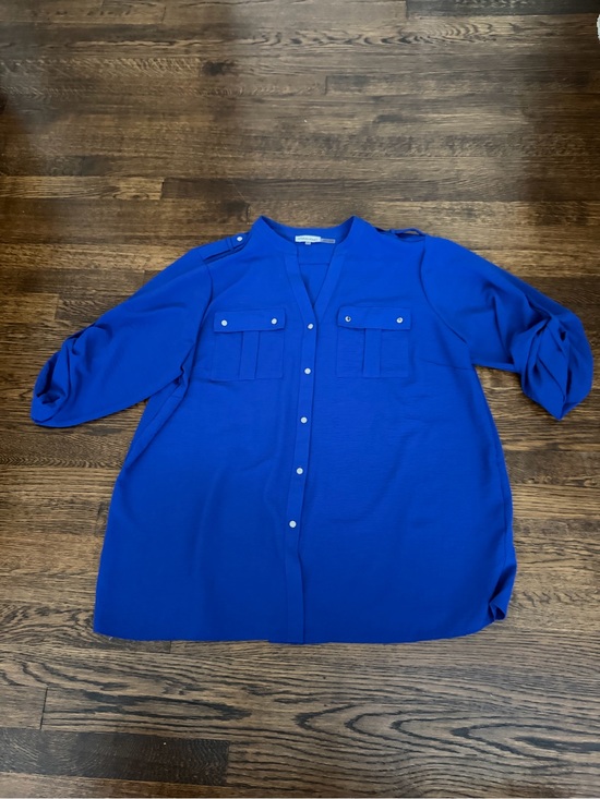 Calvin Klein Tops - Calvin Klein Cobalt Blue Blouse